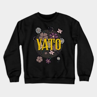 Aesthetic Proud Name Yato Flowers Anime Retro Styles Crewneck Sweatshirt